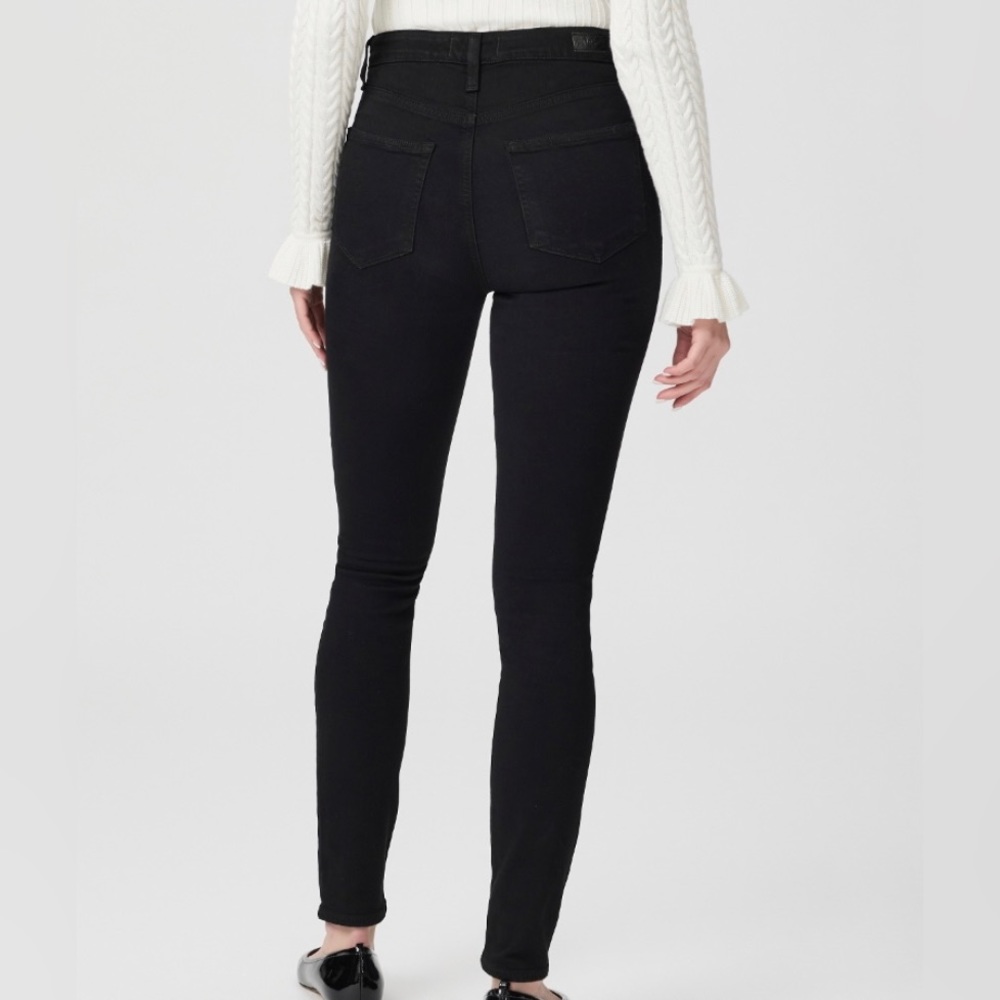 Paige Verdugo Ankle Black Stretch Skinny Jean sz 29